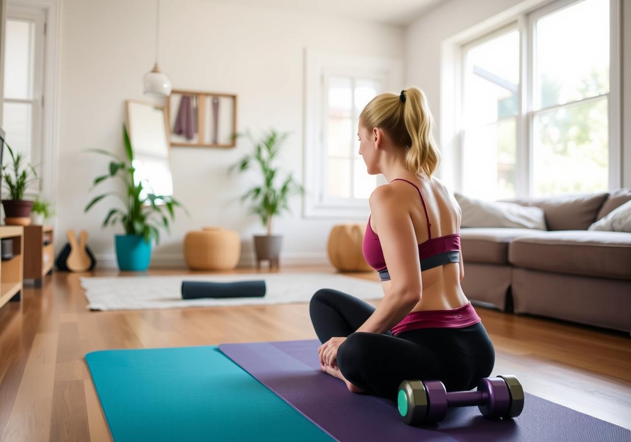 Домашние тренировки: как начать заниматься спортом не выходя из дома