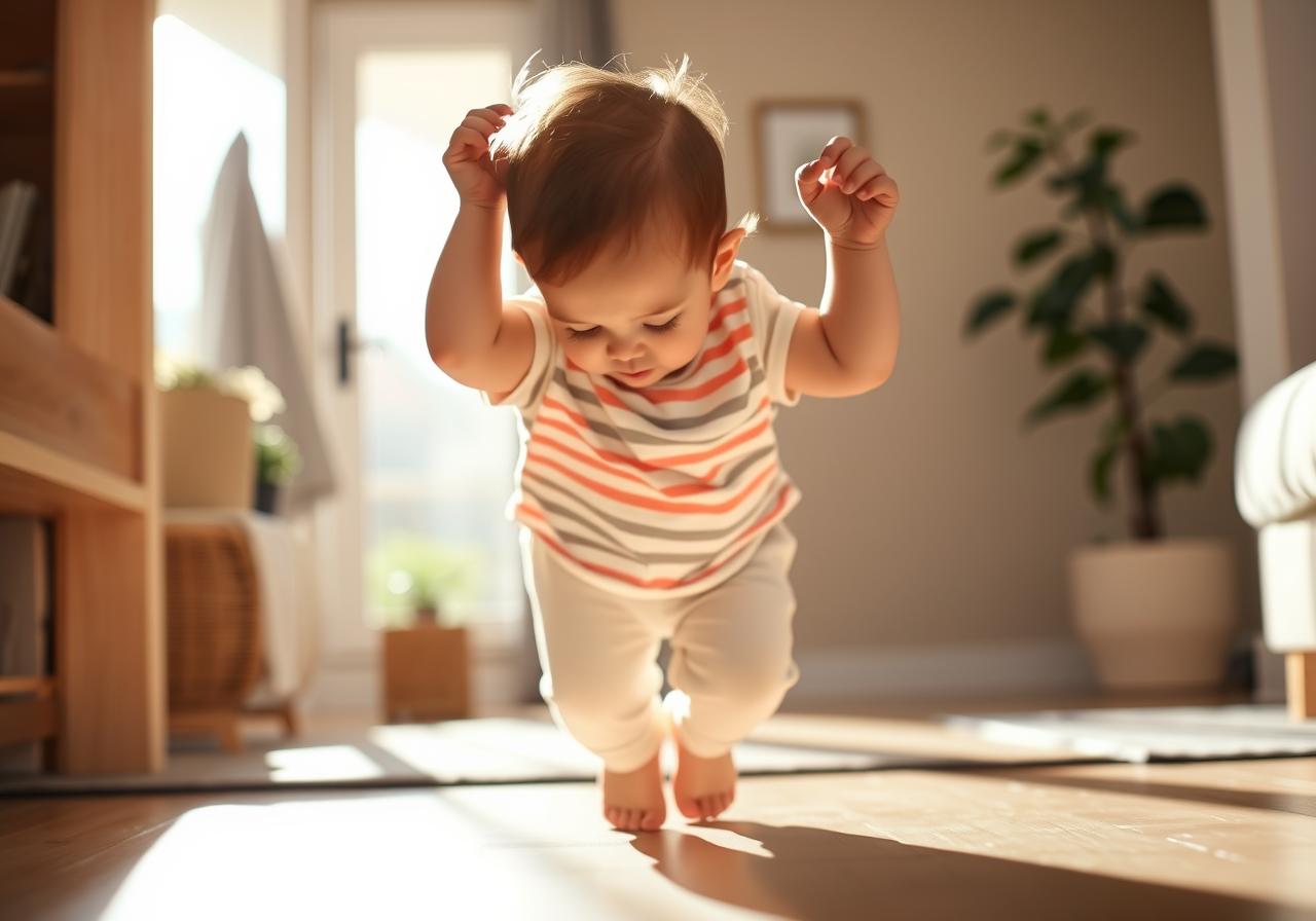 Первые шаги ребенка: как помочь малышу научиться ходить